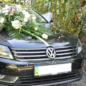 Авто на весілля Volkswagen Passat 2.0 TDI, чорного колльору. 