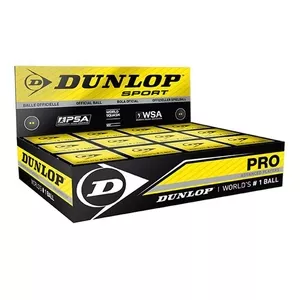 Мячи для сквоша Dunlop Pro,  Competition,  Progress,  Intro (12 мячей)