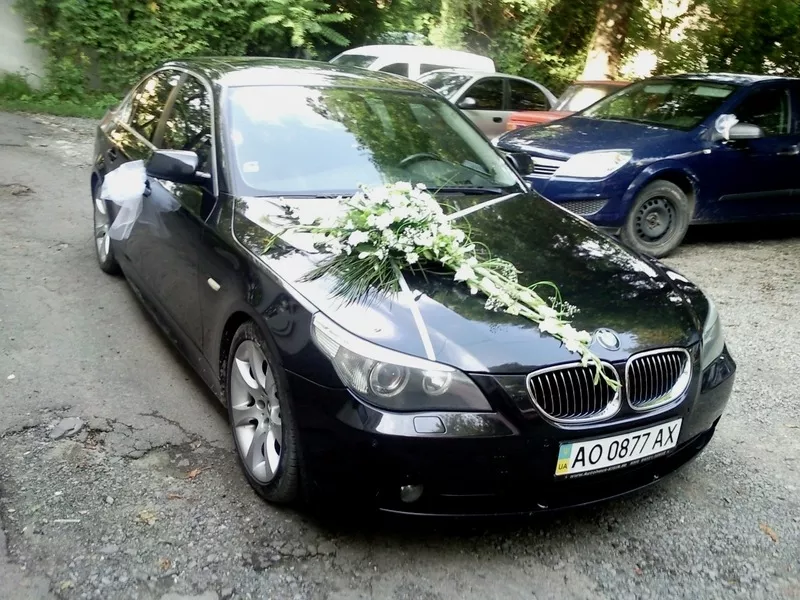 Прокат авто для весілля Ужгород,  оренда весільного авто BMW закарпаття