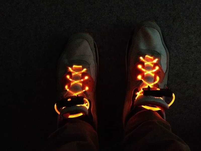 Светящиеся шнурки | светодиодные шнурки | LED шнурки 3