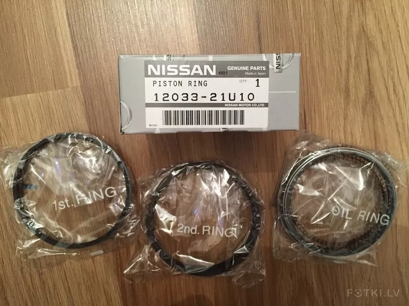 Кольца поршневые двигателя Nissan TD27 и TD25, поршневая на Ниссан.