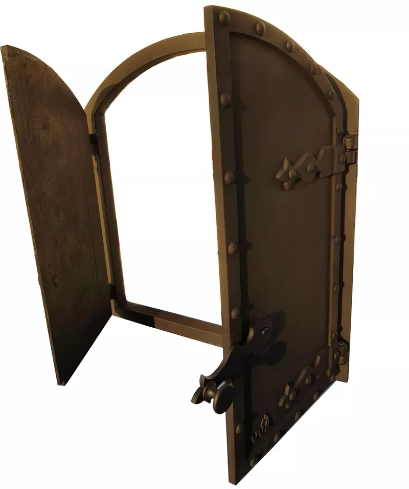 Чугунные дверцы для коптильни VK37 2
