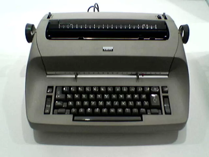 пишущую машинку